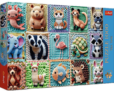 Trefl puzzel 1000 premium plus gehaakte dieren 12093 - puzzle 1000 premium plus szydełkowe zwierzątka 12093
