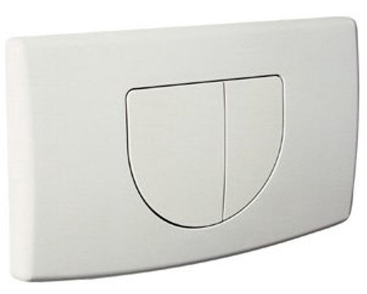 Plieger spring bedieningsplaat - frontbediening - dubbele spoeltechniek - wit