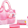 John toys baby rose luiertas voor pop - met accessoires en verschoonkussen