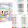 Grafix gelpennen 30pcs - schrijven handlettering - glitter effect - metallic effect - neon effect - pastel effect - gelpennen volwassenen