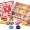 Bigjigs toys - houten box met koekjes