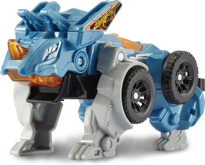 Vtech switch go dino's - fire tracks de triceratops - kinder speelgoed dinosaurus - interactief robot speelfiguur - vanaf 4 jaar en ouder