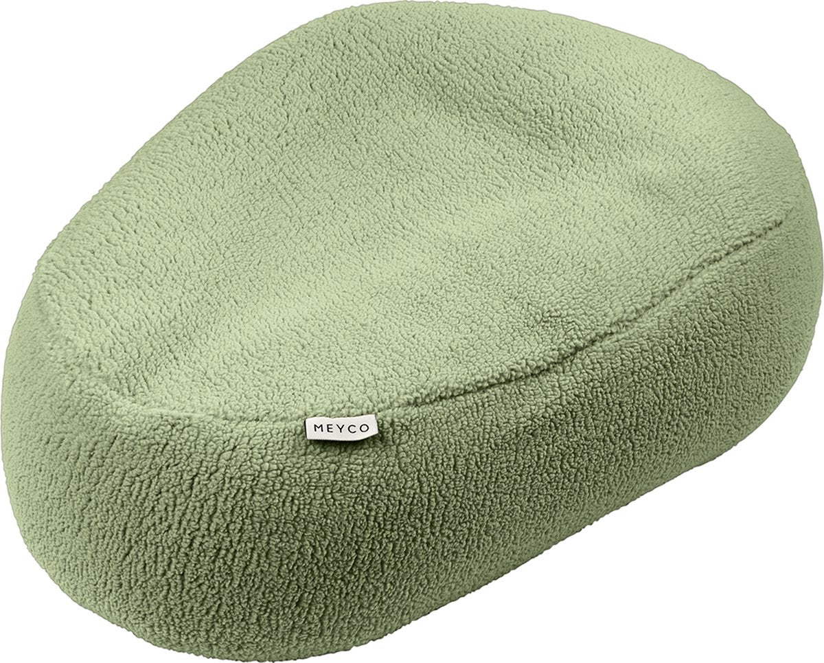 Meyco baby teddy relaxhoes voor voedingskussen - olive green