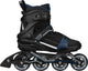 Nijdam inline skates - alu chassis - circuit cruiser - maat 38 - zwart