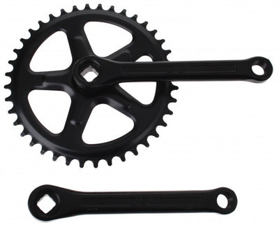 Kgs crankstel 28t 102 mm zwart