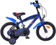Volare superman kinderfiets - jongens - 14 inch - blauw - twee handremmen