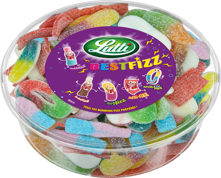 Lutti best fizz tubo 550gr