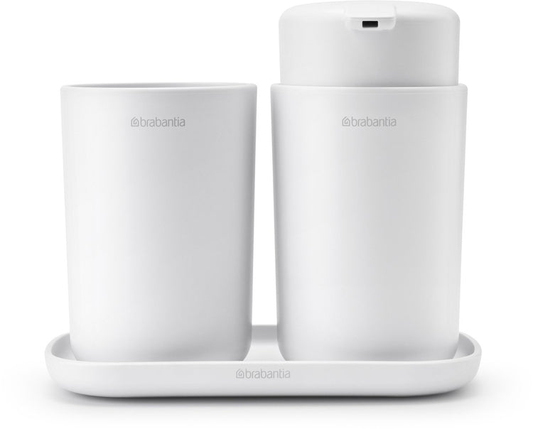 Brabantia renew badkameraccessoires set - 3-delig - white