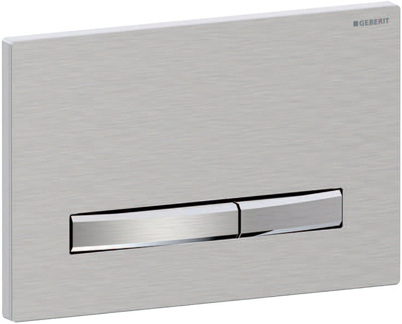 Geberit sigma50 bedieningsplaat - 2-toets spoeling - vierkant - chroom geb.
