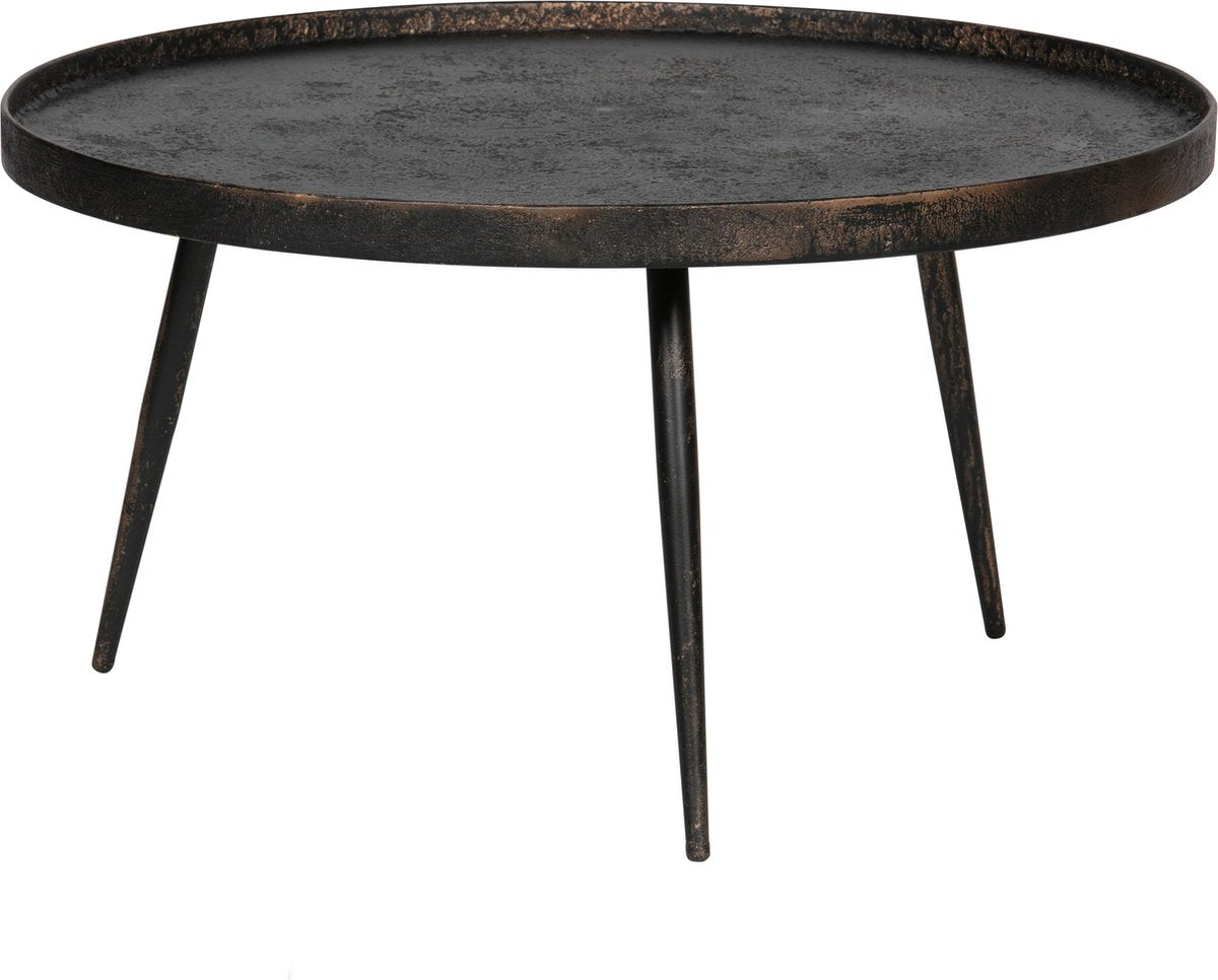 Woood bounds bijzettafel xl - metaal - antique goud - 40x76x76