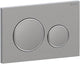 Geberit sigma20 drukplaat - rvs geborsteld staal