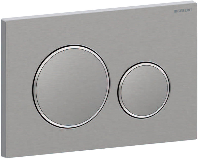 Geberit sigma 20 bedieningspaneel - geborsteld rvs