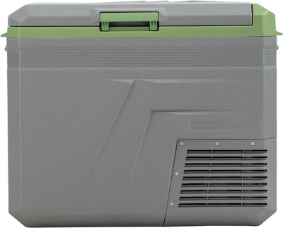 Steamy -e single zone elektrische compressor koelbox - single zone - 46 liter - 12v en 230v - voor auto en camping - grijs
