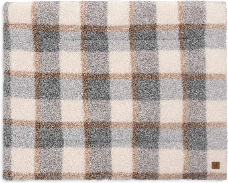 Jollein boxkleed 75x95cm - speelkleed baby - check boucle