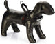 Beeztees hondentuig parinca premium comfort - hondenharnas kleine honden - nylon - zwart - 42-53cmx20mm