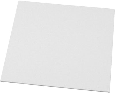 Merkloos sans marque canvas paneel, afm 20x20 cm, dikte 3 mm, 280 gr, wit, 10 stuk 1 doos