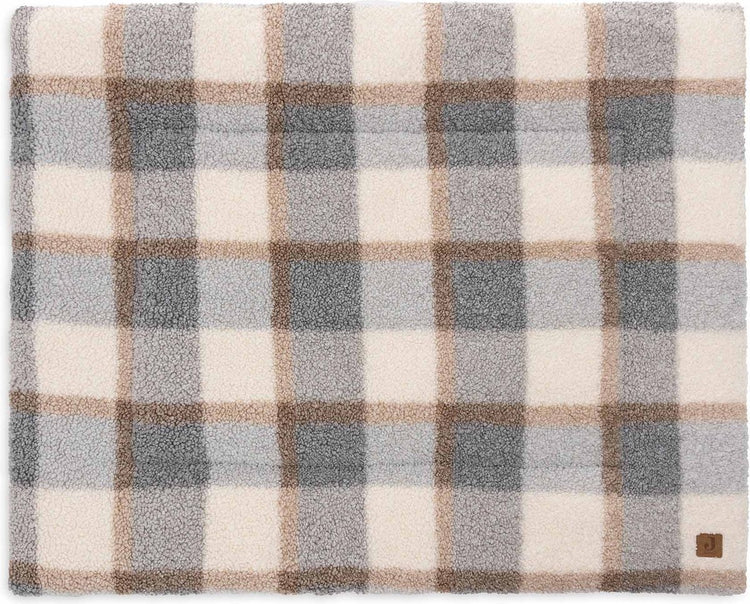 Jollein boxkleed 75x95cm - speelkleed baby - check boucle