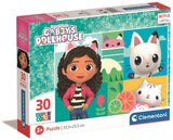 Clementoni puzzel gabby's poppenhuis, 30st. - afbeelding 1