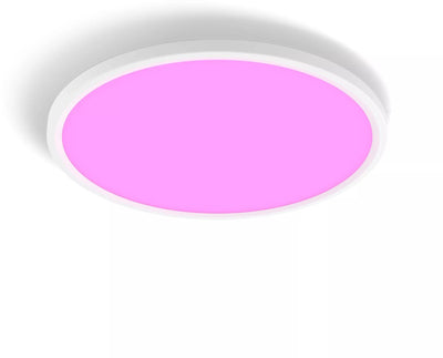 Philips hue devote - ronde led plafondlamp - wit - aanpasbaar wit en gekleurd licht - ø 421mm - slimme verlichting