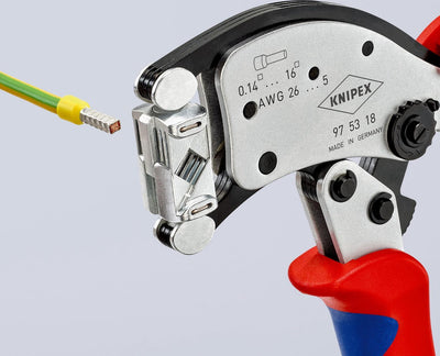 Knipex zelfinstellende krimptang twistor 16 - 975318sb