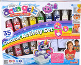 Simba aqua gelz colossal set, 13 flesjes kleurgel, elk 30ml, 16 mallen, 6x additief, vanaf 8 jaar - hobbypakket - afbeelding 1