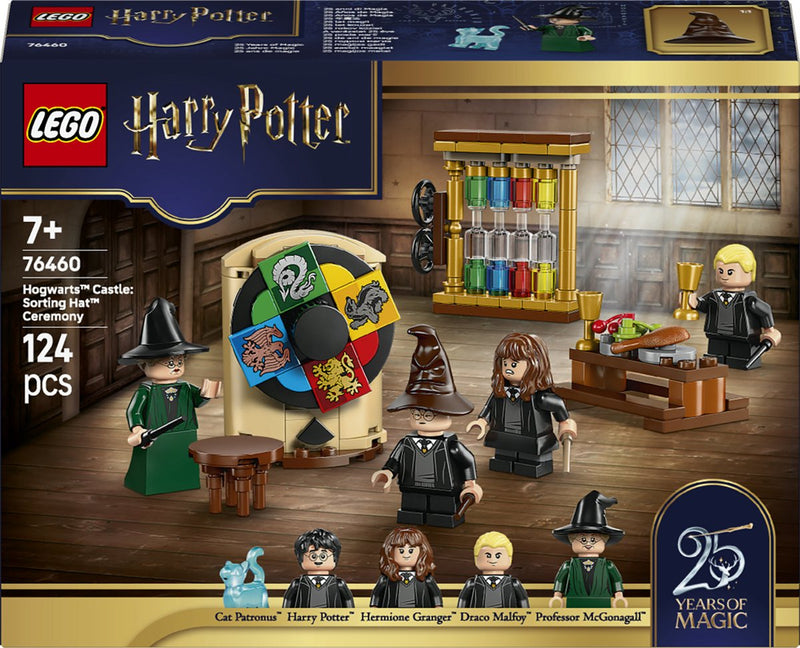 Lego harry potter - kasteel zweinstein - sorteerhoedceremonie