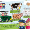 Bambolino fien teun knutselen - pompom plakken - knutselset boerderijdieren - creatief speelgoed, peuter, kleuter - vanaf 3 jaar - toys