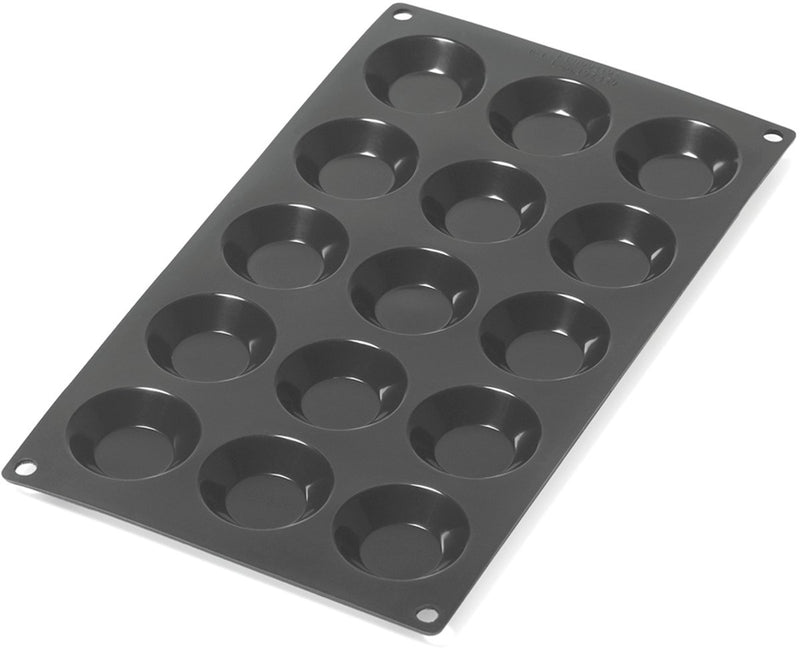 Lékué bakvorm 15 tartelettes - siliconen - black