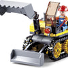 Sluban town graafmachine mini excavator bouwspeelgoed kinderen vanaf 6 jaar – constructiespeelgoed modelbouw – bouwdoos met 132 bouwstenen – m38-b0377c