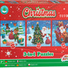 Grafix kerst 3-in-1 puzzel