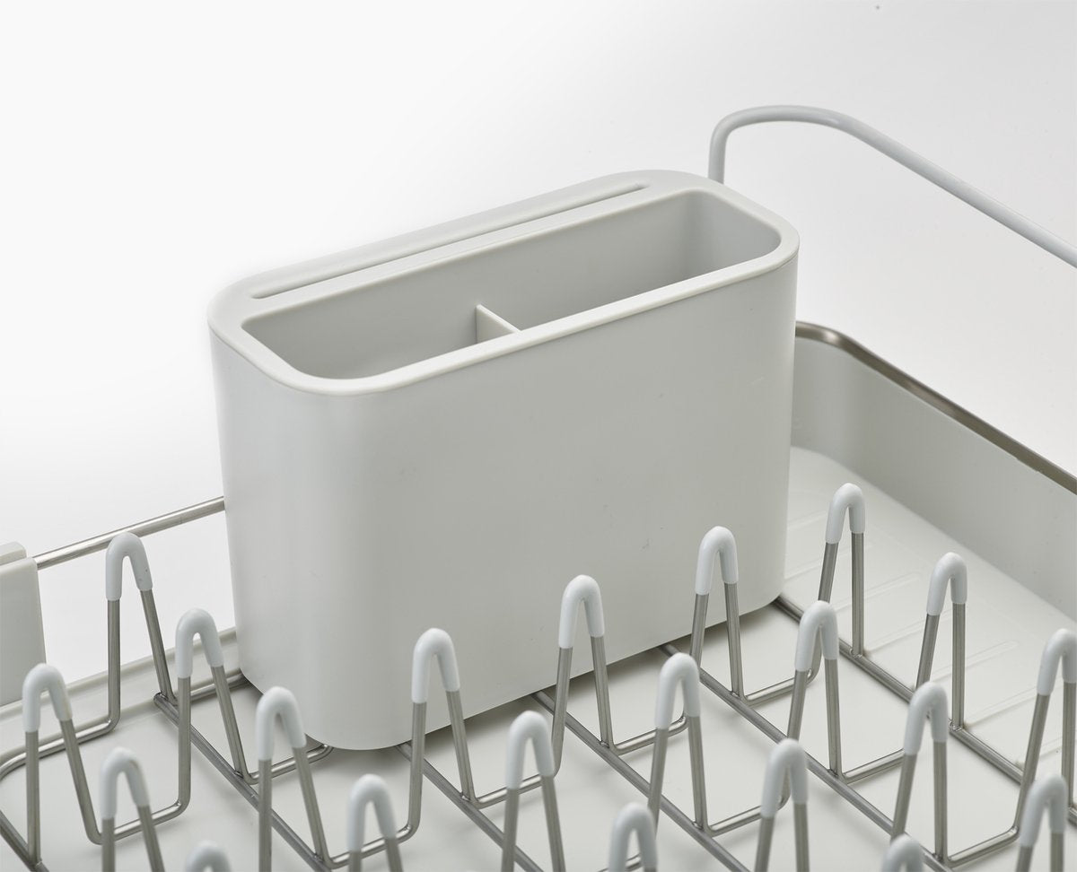 Joseph joseph - extended steel afdruiprek - polypropyleen - zilver -