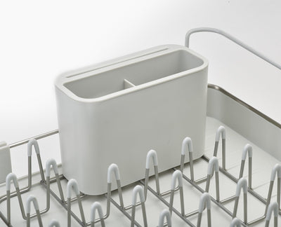 Joseph joseph - extended steel afdruiprek - polypropyleen - zilver -