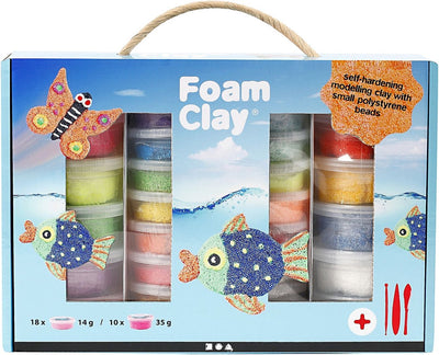 Foam clay https: www.cchobby.nl foam-clayr-cadeaudoos-diverse-kleuren-1-set