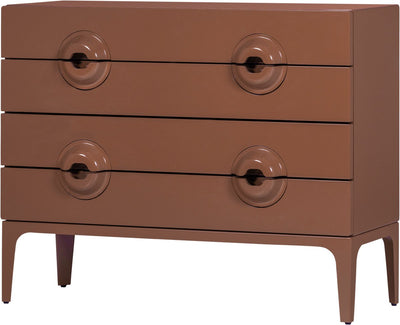 Woood merge ladekast commode - hout - oud roze - 89x110x44