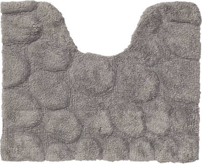 Sealskin pebbles toiletmat 50x60 cm - katoen - grijs