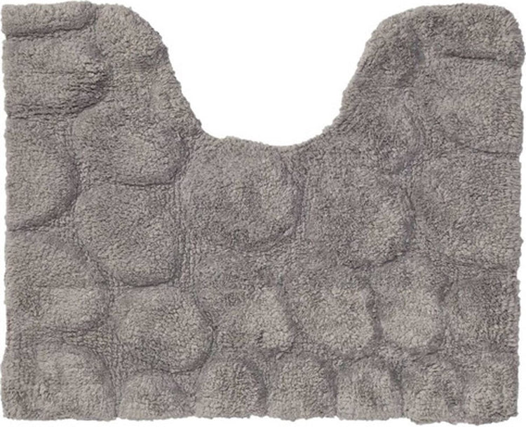 Sealskin pebbles toiletmat 50x60 cm - katoen - grijs