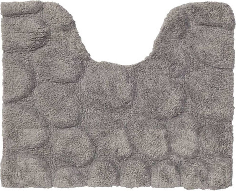 Sealskin pebbles toiletmat 50x60 cm - katoen - grijs
