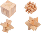 Small foot - houten breinpuzzels, set van 4 - afbeelding 1