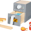 Goki houten speelgoed airfryer met accessoires - 16dlg.