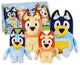 Moose toys bluey pluche knuffels set - 4st.