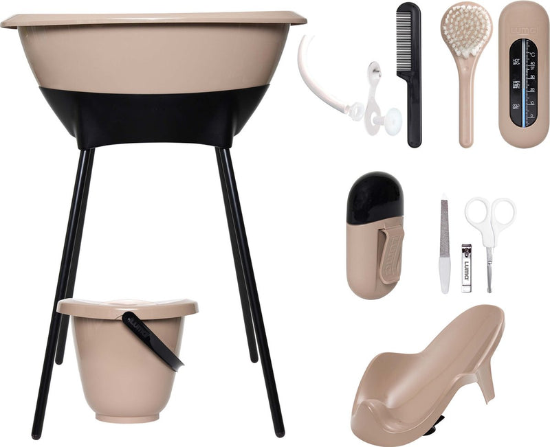Luma babycare luma bad- en verzorgingsset desert taupe