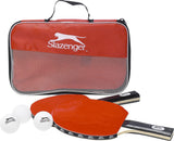 Slazenger tafeltennis set 6-delig - met 4 pingpongballen en 2 tafeltennisbatjes - pingpongset met opbergtas - afbeelding 1