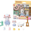 Sylvanian families 5805 bubbel badtijd broer- zus