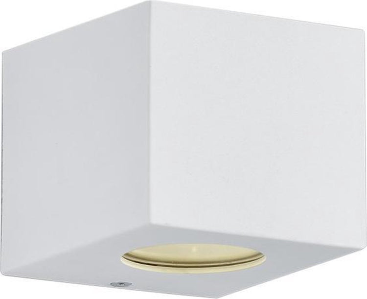 Rl live your light reality cordoba - wandlamp - wit mat - incl. 2x smd 2 w - - buitenverlichting - ip44