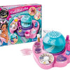 Clementoni crazy chic - nagelstudio - kinder nagellak met drooglamp - 12-delig - vanaf 12 jaar