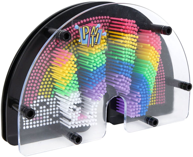 Van manen pin it! regenboog speelgoed 3d afdruk maken - kleurrijk kinderspel.