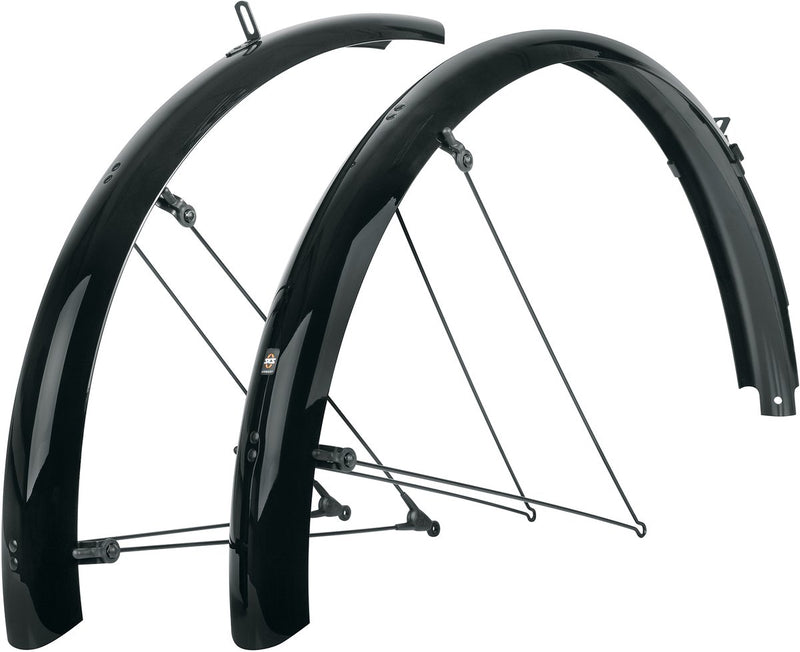 Sks spatbordset 27.5 - 29 bluemels basic 65mm zwart pvc
