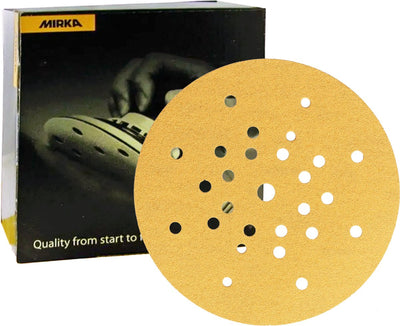 Mirka gold schuurschijven 225mm met 27 gaten - p40