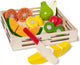Melissa doug set met snijdbaar fruit - the original (houten speeleten, houten kratje, 17 speelstukjes, geweldig cadeau voor meisjes en jongens - ideaal voor kinderen van 3, 4 en 5 jaar)