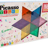 Picasso tiles tactic - constructiespeelgoed - magnetic tiles - magnetische tegels - geometry set - stem speelgoed - creatief bouwspeelgoed - 16-delig - vanaf 3 jaar